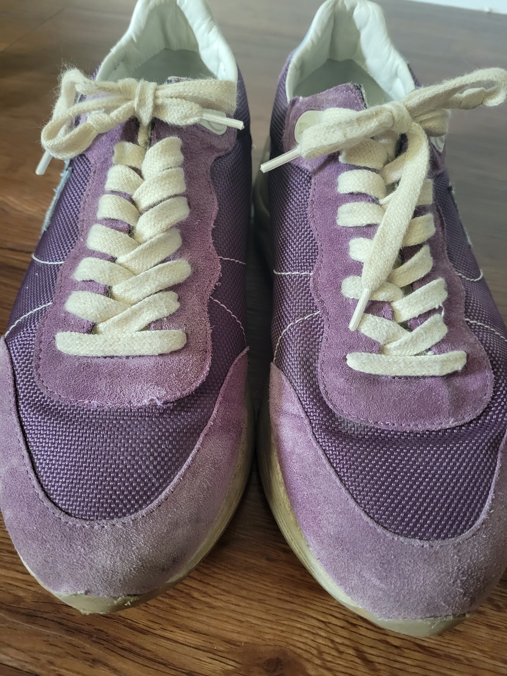 Golden Goose Purple Suede Running Sneakers - Picture 2 of 5